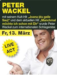 Peter Wackel "Live"@Apriccot