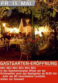 Gastgarteneröffnung