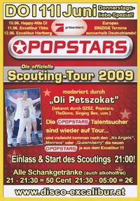 Popstars - Die offizielle Scouting-Tour 2009@Excalibur