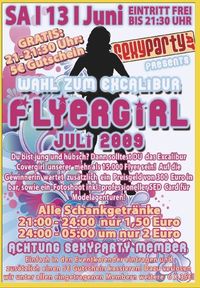 Wahl zum Excalibur Flyergirl Juli 2009@Excalibur