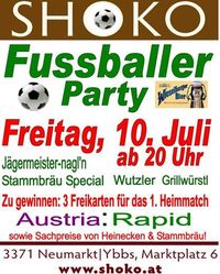 Fussballer Party@Shoko Cafe | Lounge