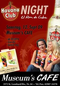 Havana Club Night@Museum´s Cafe