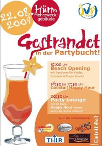 Gestrandet in der Partybucht@Mehrzweckgebäude