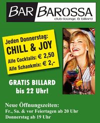 Chill & Joy@BarBarossa