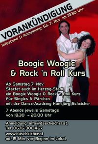 Boogie Woogie & Rock´n Roll Kurs