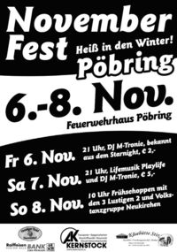 Novemberfest @Feuerwehrhaus Pöbring