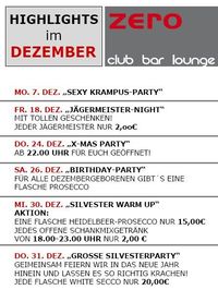 Silvester Warm Up@Zero