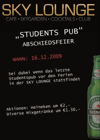 Students Pub - Abschiedsfeier@Sky Lounge