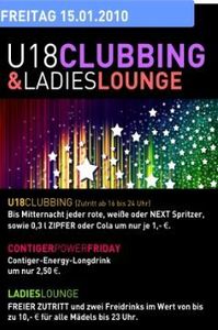 U18 Clubbing & Ladies Lounge@Halli Galli