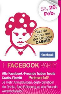 1. Facebook Party@Cabrio