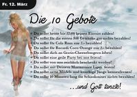 Die 10 Gebote