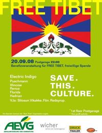 Free Tibet@Postgarage