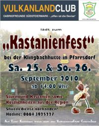 Kastanienfest@Klingbachhütte
