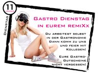 Gastro Dienstag@Remixx Lounge-Danceclub 