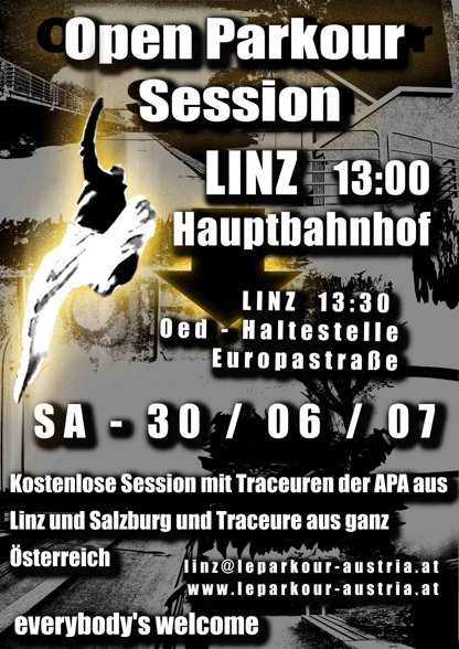 APA Parkour Session Outdoor in Linz - 