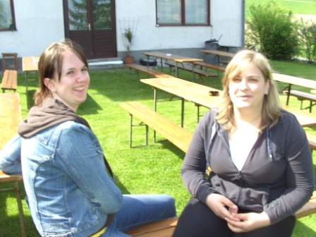 Maibaum aufstellen in Krahof - 