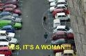 its a woman - 