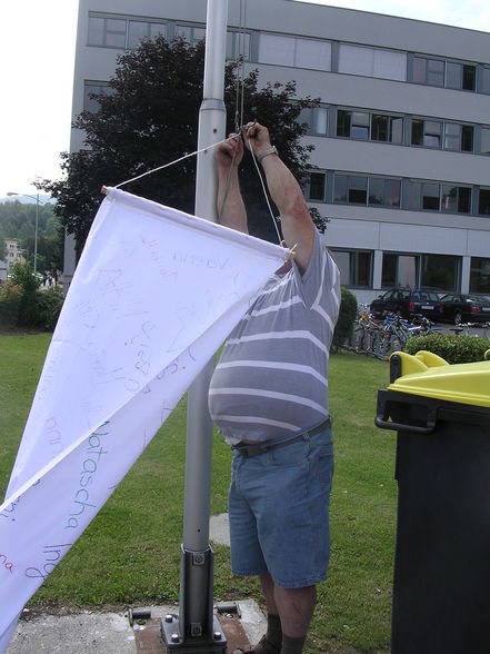 flagge hissen - 