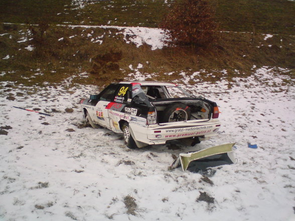 Unfall auf der 26.IQ Jännerrallye 2008 - 