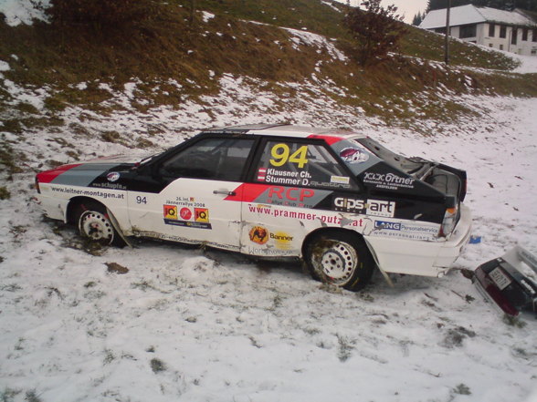 Unfall auf der 26.IQ Jännerrallye 2008 - 