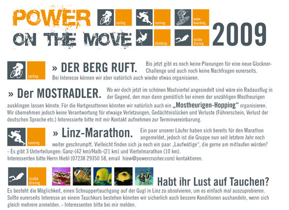 Power on the Move 2009 - 