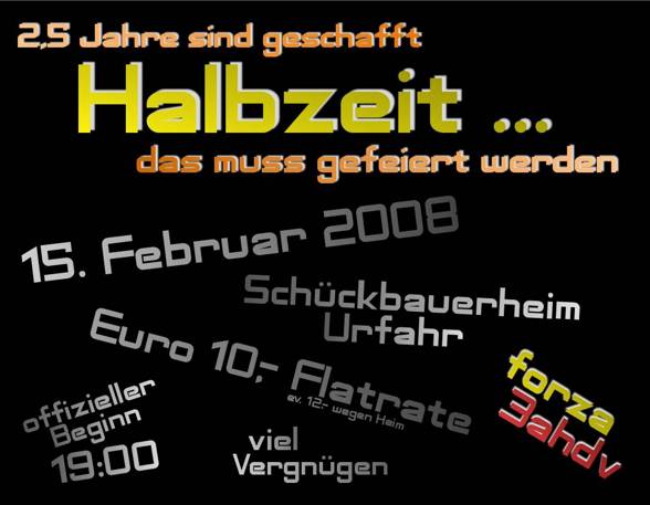 Halbzeitfeier - 