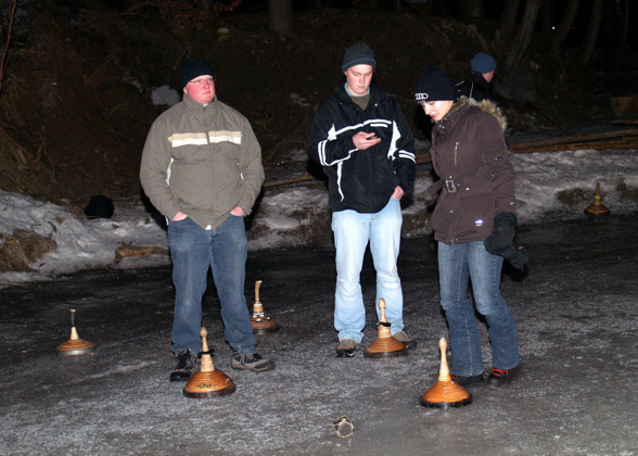 internes Eisstockschiessen 7.2.2008 - 