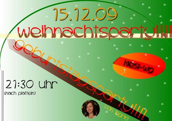 weihnachts- und ingrids geburtstagsparty - 