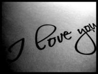 I love you... - 