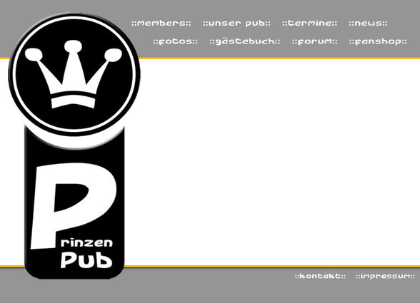 Layout Prinzen Homepage - 