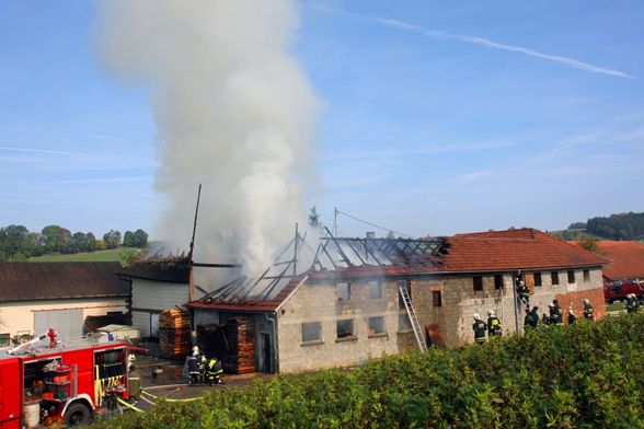 Brand in Pennewang am 12.10.2008  - 