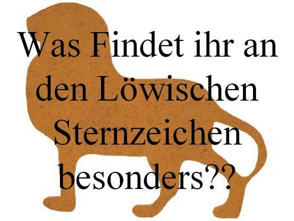 Vorzüge des Löwen - 