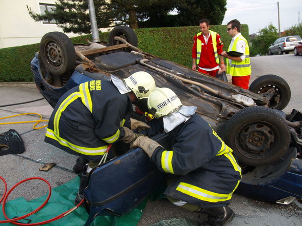 Übung5 Juni 2009 schwerer Vu in Poneggen - 