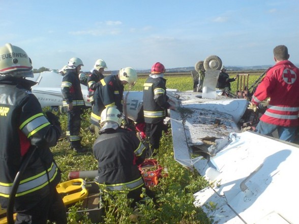 flugzeugabsturtz in st valentin - 