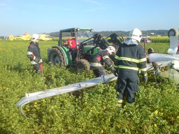 flugzeugabsturtz in st valentin - 