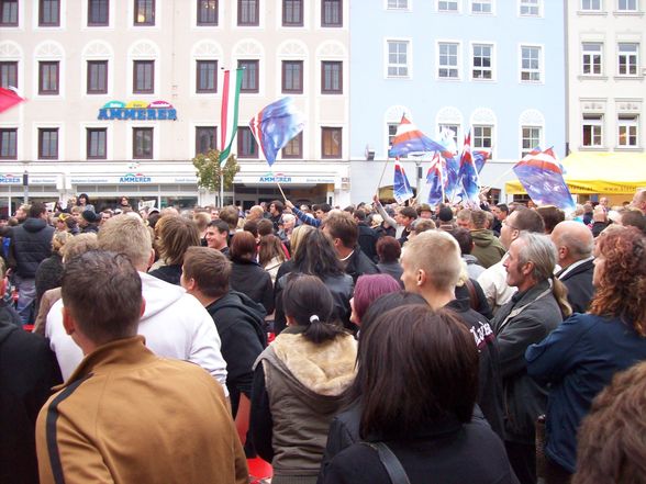 Strache in Ried im Innkreis Sep. 2008 - 