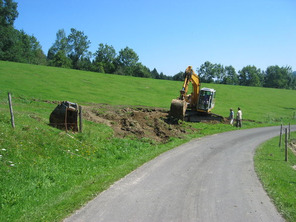 Bagger bei der Arbeit - 