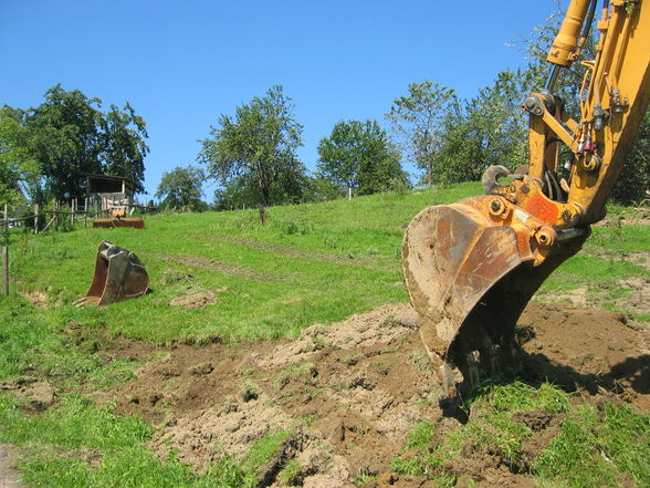 Bagger bei der Arbeit - 