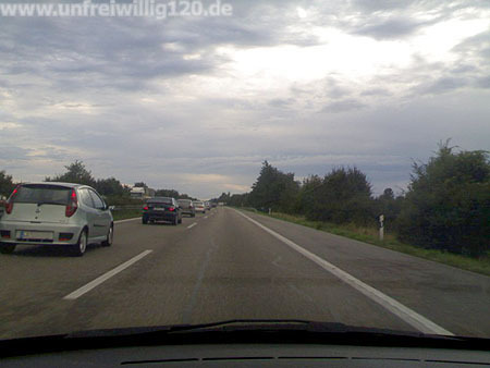 Tagtägliche Eindrücke auf der Autobahn - 