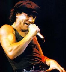 the lead singer of AC/DC Brian johnson - 