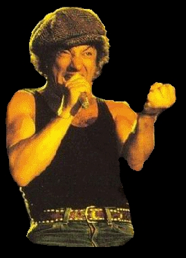 the lead singer of AC/DC Brian johnson - 