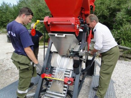 22.07.2009 Sandsackfüllmaschine - 