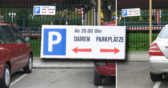 Frauenparkplatz - 