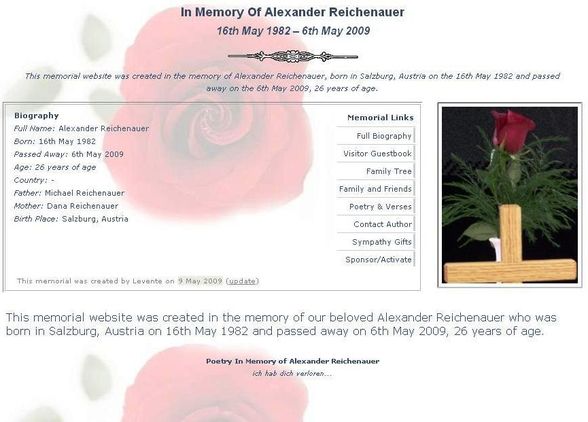 In Memorial to Alexander Reichenauer - 