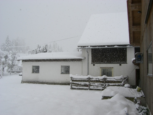 Schnee........aum Vorsilo - 