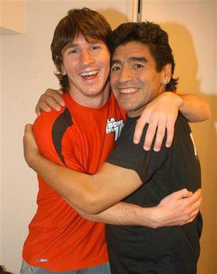 Lionel Messi & Diego Maradona - 