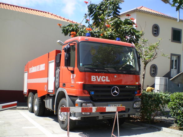 Feuerwehr auf der Insel Madeira - 