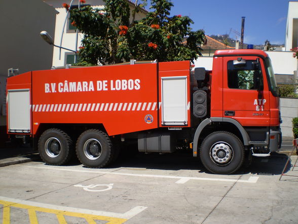 Feuerwehr auf der Insel Madeira - 