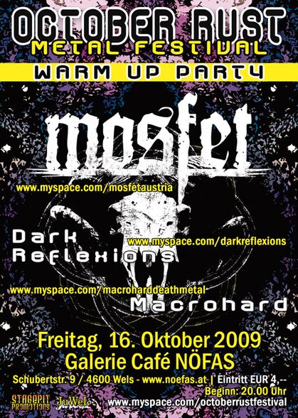 OCTOBER RUST Warm Up Party - 