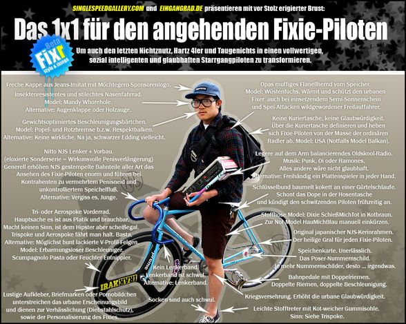 Wie werde ich zum Fixie-Fahrer - 